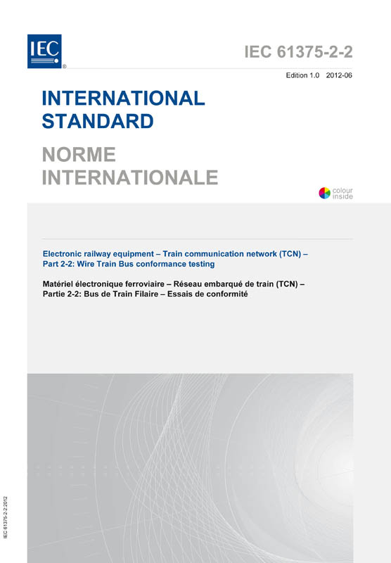 Cover IEC 61375-2-2:2012